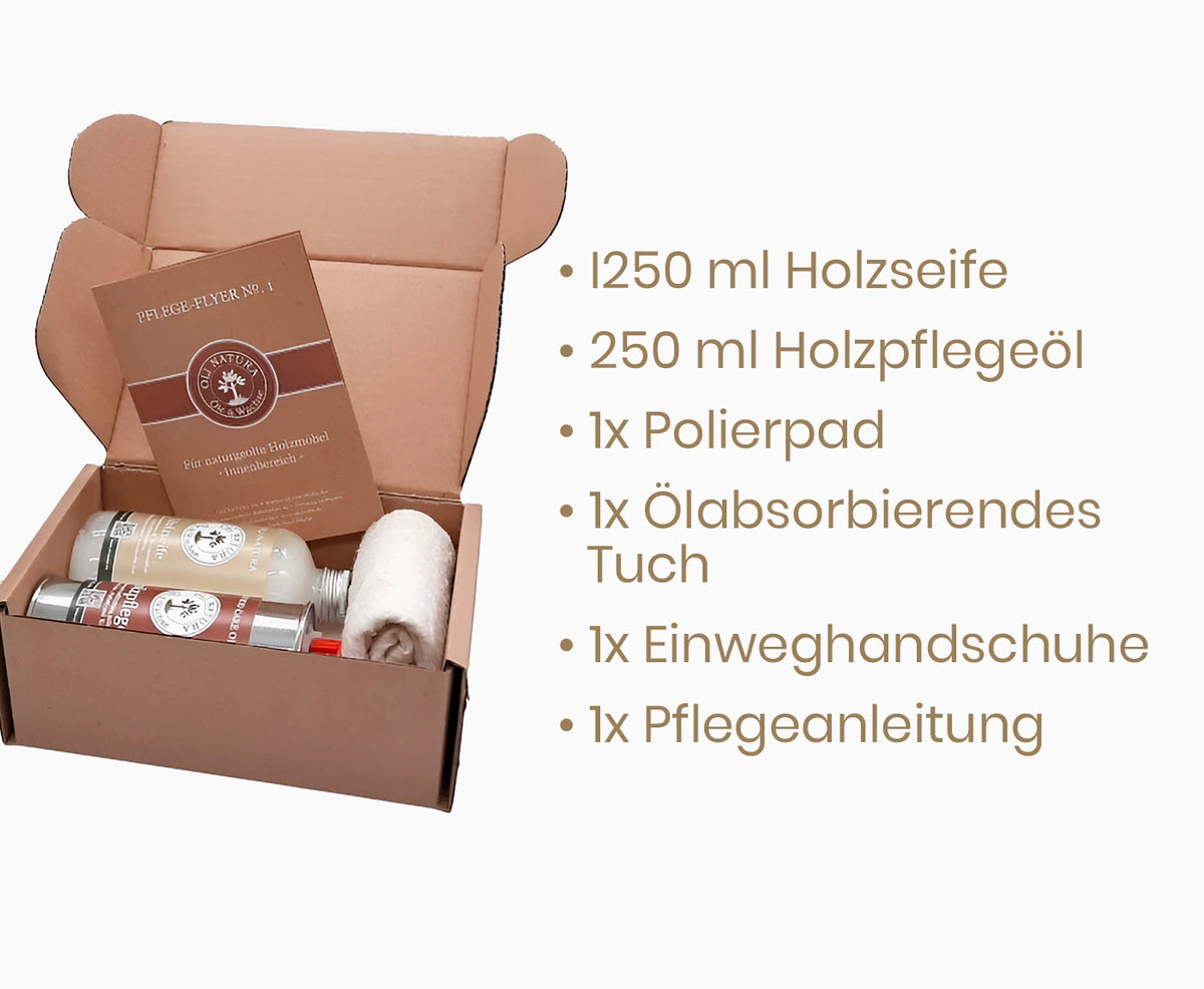 Holzpflege-Set für geölte Esstische