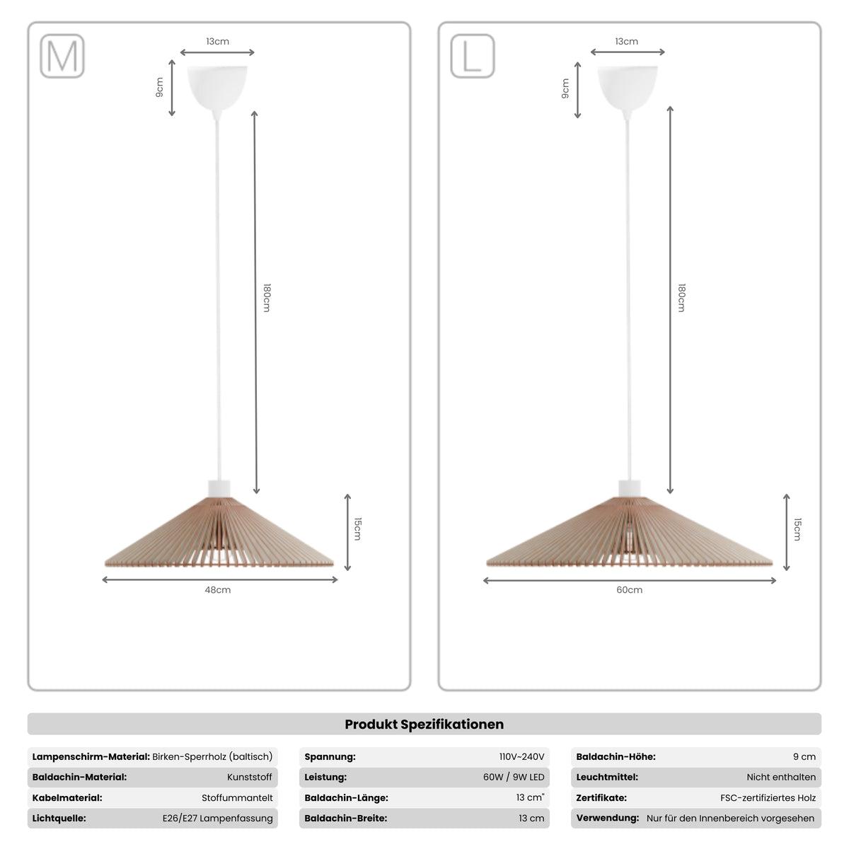 Pendelleuchte minimalistisch